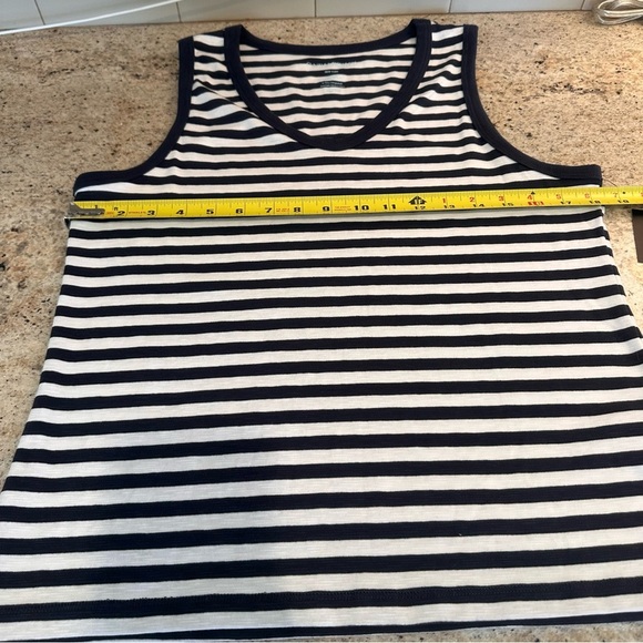 Cynthia Rowley Striped Blue & White Sleeveless Top NWT Size XL Tank Top - Picture 4 of 6